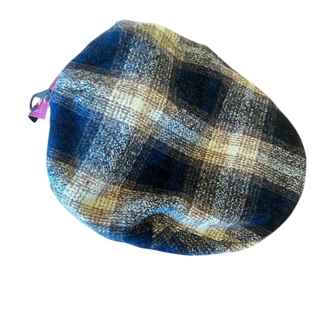 Biltmore 1917 Men’s Flat Cap Plaid Wool Blend size M NWT